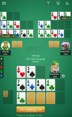 Pineapple Open-Face Chinese poker